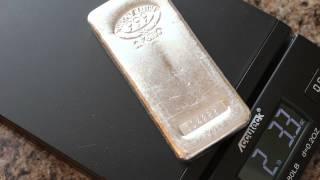 1 kilo Silver Bar - Johnson Matthey