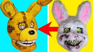 Cheap Mask TRANSFORMATION! - Spring Bonnie Mask from Five Nights at Freddy's
