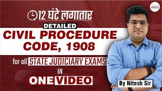 Live Complete CPC in One Video | Civil Procedure Code, 1908 | All State Judiciary Exams