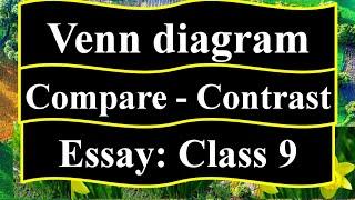 Technical and General Education, Compare and Contrast Essay, Venn diagram for class 9, 10