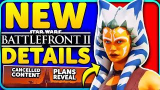 NEW Star Wars Battlefront 2 Cancelled DLC Info! Ahsoka, Mandalorian Battle Royale + More!