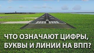 Что означают цифры, буквы и линии на взлётно-посадочной полосе? | Разметка в аэропорту