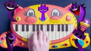 DURPLE THEME (INCREDIBOX SPRUNKI) / PHASE 1,2,3,4,5 & 6 ON A CAT PIANO