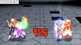 HyperShadow & Vangetto 12P VS Goku MUI & Madness Mario in Mugen JUS All Star.