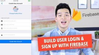 Pt 6/7: Firebase Email Auth - Sign Up, Log In and One-Time Signin