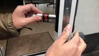 Remove, measure and replace an Ultion lock in about a minute