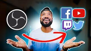 Livestream On Multiple Platforms with OBS... Here's How To Do It FAST!