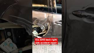 Kia back right side accident repair work zaki technician ‍ experience #fixauto #mechanicshop