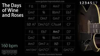 The Days of Wine and Roses (Jazz/Swing feel) 160 bpm : Backing Track
