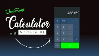 How to create Dark UI Calculator in Html, CSS & Javascript | WebKitCoding