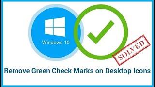 How to Remove Green Check Marks on Desktop Icons?