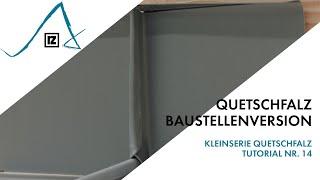 Tutorial: Kleinserie Quetschfalz - Baustellenversion ()