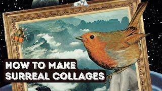 How to Make a Surreal Collage with Vintage Magazines: Slow Art Making, Getting Unstuck