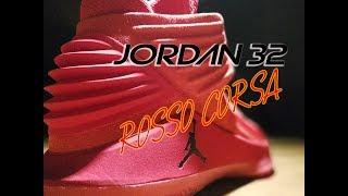 AIR JORDAN 32 ROSSO CORSA is FIRE!!! DETAILED LOOK!