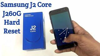 Samsung J2 Core J260G Hard Reset Android Go 2018 Pattern unlock