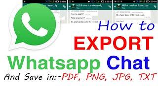 How to Export Entire WhatsApp Group Chat 2021 trick