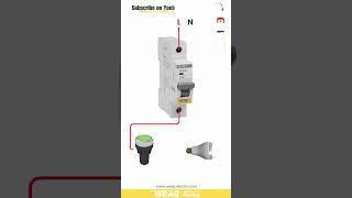 #Mcb #Tripping #Indicator Connection | Tripping Indicator #Wiring with Mcb !#weag