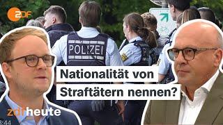 Streitgespräch zu Kriminalität: Soll die Herkunft von Straftätern genannt werden? | ZDF-Moma