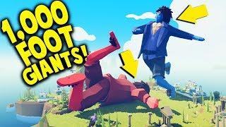 WHAT HAPPENS WHEN VERY DUMB 1000 FOOT GIANTS BATTLE? | Totally Accurate Battle Simulator