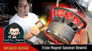 Speaker Repair | Triple Magnet Speaker Repair Preview / Pulse by Ryan Audio