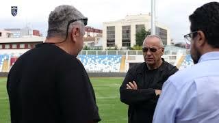 Agim Ademi dhe Hajrulla Çeku vizituan stadiumin “Fadil Vokrri” së bashku me ekspertët nga UEFA.