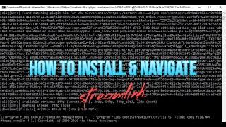 How to Install Streamlink & Execute It in Command Prompt