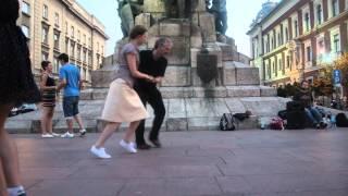 Busking with Kmita Swing in Krakow