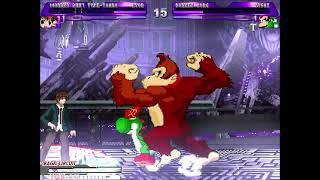 MUGEN: Monako 2007 Type-Tohno & Kyon Vs. Yoshi & Donkey Kong