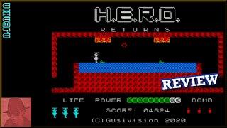 HERO Returns : Homebrew from 2020 - on the ZX Spectrum 48K !! with Commentary