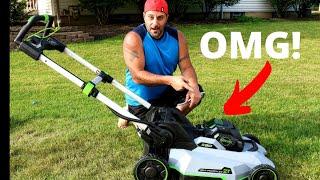 EGO Cordless Self Propelled Lawn Mower Review. Putting The EGO BATTERY Powered Mower To The Test!