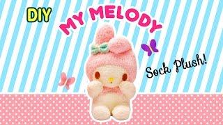 DIY My Melody Sock Plush | A Collaboration with Minty Mina D