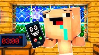 NO CONTESTES a las 3 AM BEBE NOOB LLAMADA A LAS 3 AM MINECRAFT ROLEPLAY