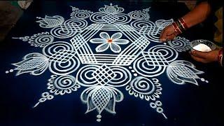 Traditional rangoli designs  Easy festival kolam designs