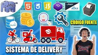  CÓDIGO FUENTE  DE SISTEMA DE DELIVERY  CON PHP, MYSQL, BOOTSTRAP, JAVASCRIPT, HTML5 Y OTROS