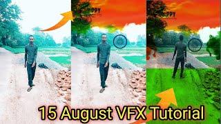 Independence Day Video Editing VFX Tutorial | 15 August VFX, Status, Reels | Editing Tutorial