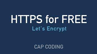 Get trusted SSL certificate (https) for free with Let's Encrypt and Certbot