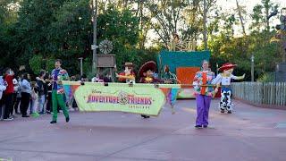 Disney Adventure Friends Cavalcade at Magic Kingdom in 4k | Walt Disney World | Frontierland | 2023