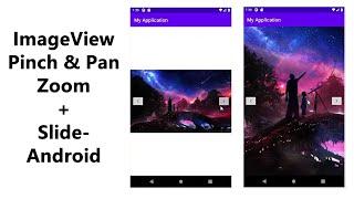 Image Slider With Pan And Pinch Zoom Example - Android Studio