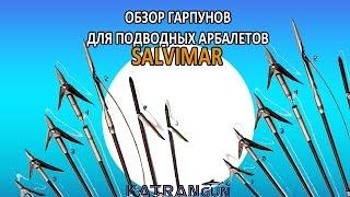 Обзор гарпунов для подводных арбалетов SalviMar сальви