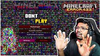 MOST SCARY MINECRAFT VERSION ( ERROR 422 )  | MINECRAFT | Maddy Telugu Gamer