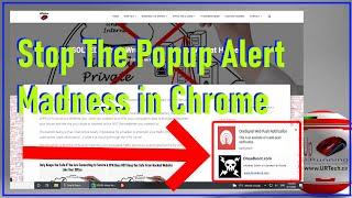 Disable Popup Notifications In Google Chrome & Disable YouTube Notifications