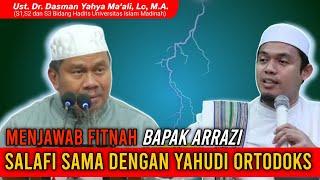 MENJAWAB FITNAH "SALAFI SAMA DENGAN YAHUDI ORTODOKS || Ust. Dr. Dasman Yahya Ma'ali, Lc,.M.A.