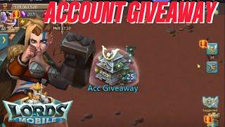 Account Giveaway T4 Gryphon Trap /Sigils/ Gems || Lords Mobile