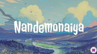 Japanese soft song • Nandemonaiya - Mone Kamishiraishi (Mitsuha) | Lyrics Video