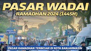 Pasar Ramadhan Terbesar Di Kota Banjarmasin 2024, Banyak Jual Kue Khas Banjar