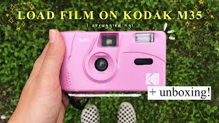 HOW TO LOAD FILM with instructions (easy!) | KODAK m35 