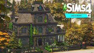 GOTHIC VAMPIRE MANOR  The Sims 4 Life and Death Speed Build | No CC