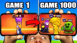 1000 Games Of Brawl Stars On A New Account!!! Heres What Happened... 
