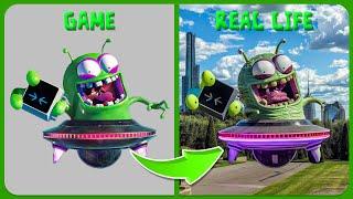 ASTRO BOT - Game VS Real Life | All Bosses