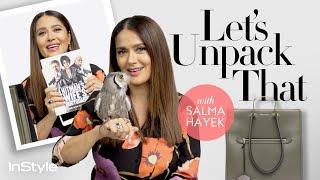 Salma Hayek Made An Iconic 90s Red Carpet Look Using Temporary Tattoos | Let’s Unpack That | InStyle